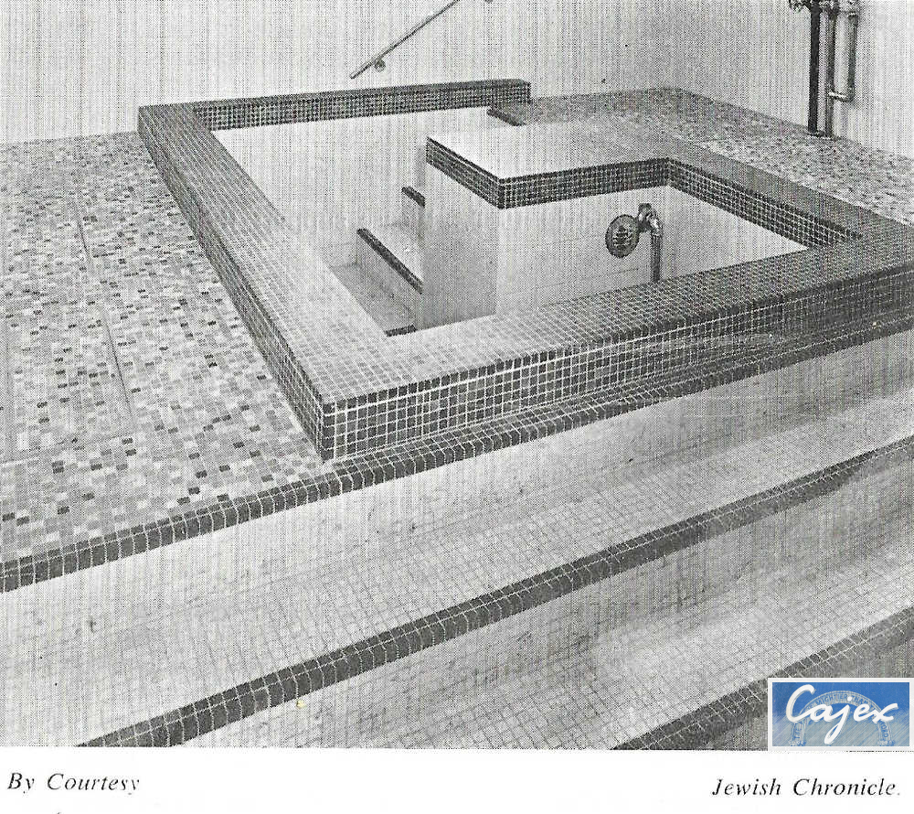 Photo of The Mikvah courtesy of the Jewish Chronicle